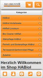Mobile Screenshot of habiol-shop.de