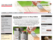 Tablet Screenshot of habiol-shop.de